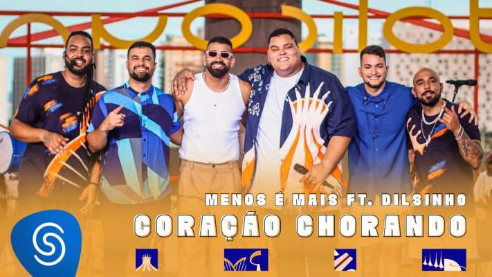 Grupo Menos é Mais part. Dilsinho - Coração Chorando - Álbum Plano Piloto (Clipe Oficial)