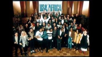We are the world with artist singer names usa for africa